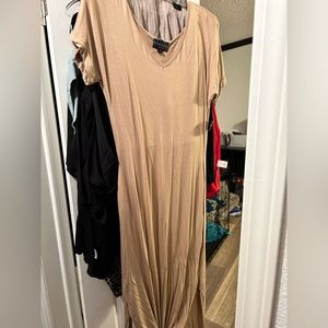 Maxie knot nude dress